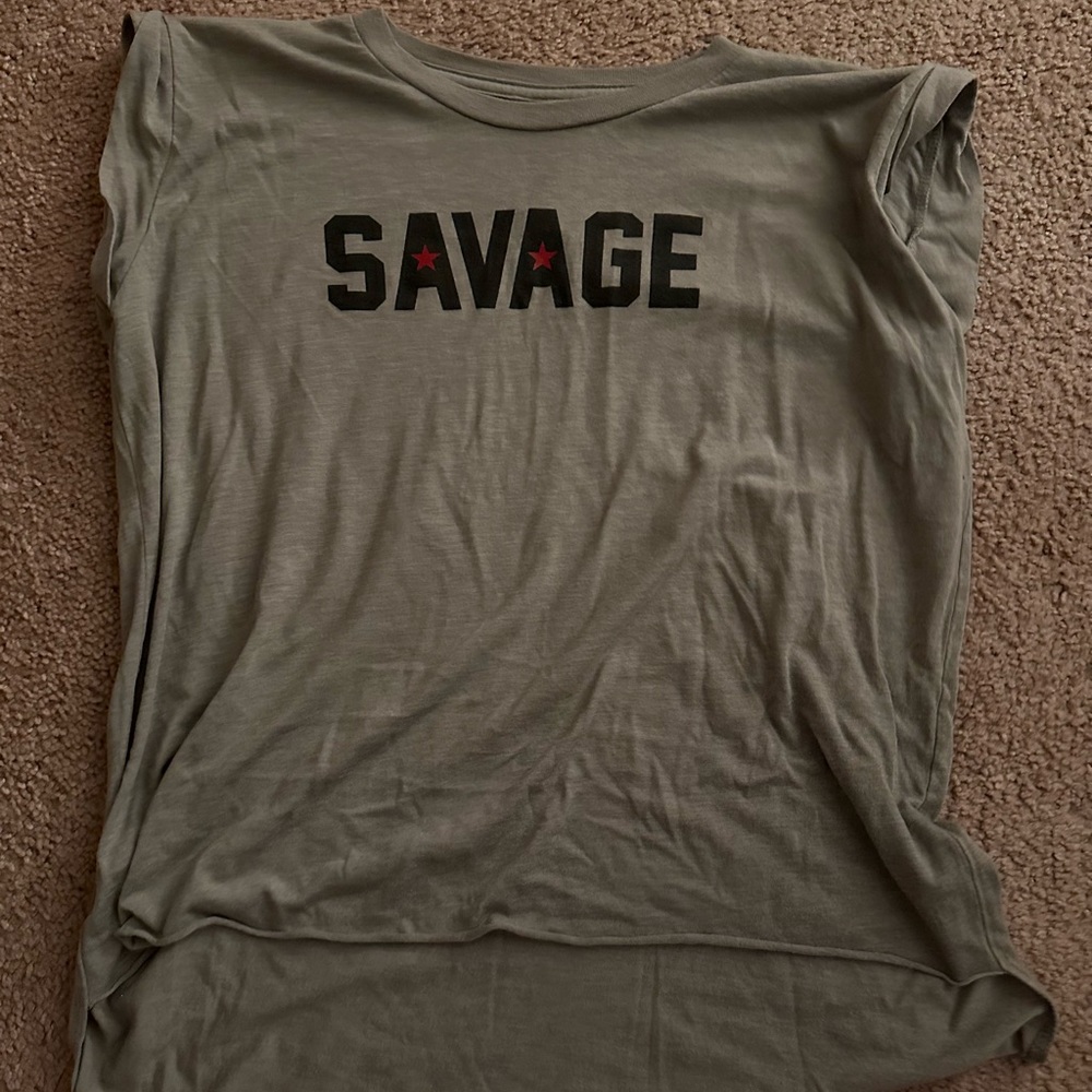 Savage barbell shirt